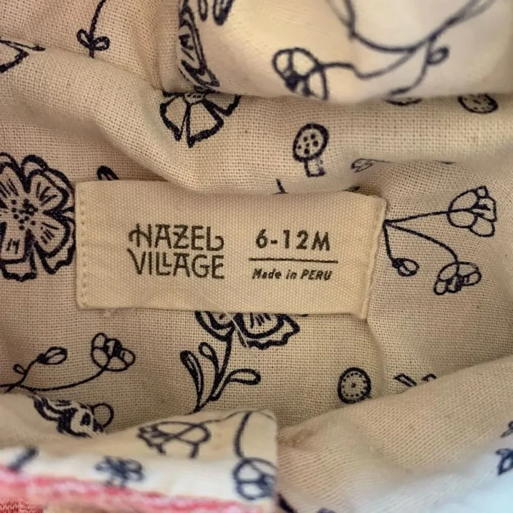 Hazel Village pink Elf fleece lined hooded jacket